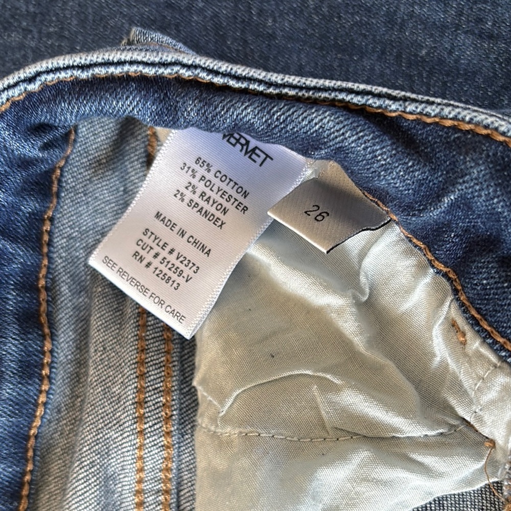 VERVET BY FLYING MONKEY Blue Flare & Wide Leg Jeans - Picture 6 of 7